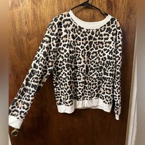 Leopard sweater shirt